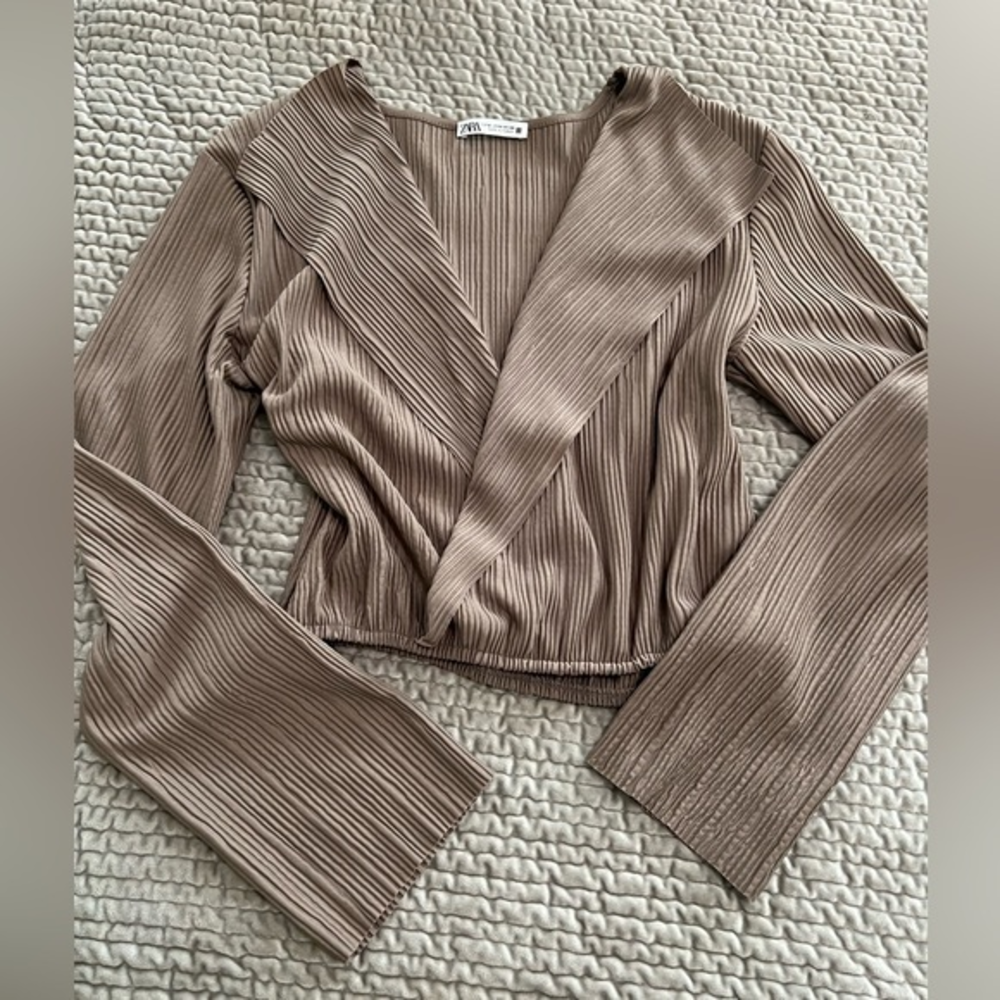 ZARA PLEATED TOP‎